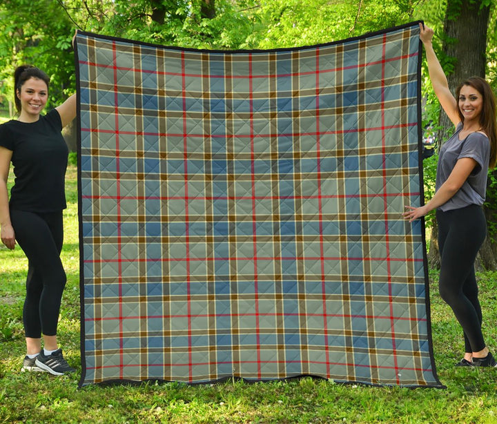 Scottish Balfour Blue Clan Tartan Quilt Tartan Plaid 1