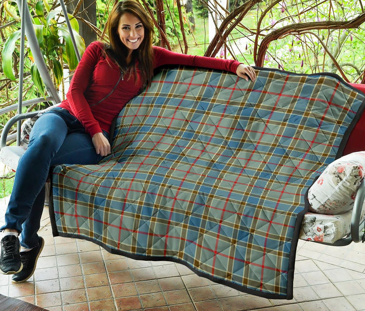 Scottish Balfour Blue Clan Tartan Quilt Tartan Plaid 5