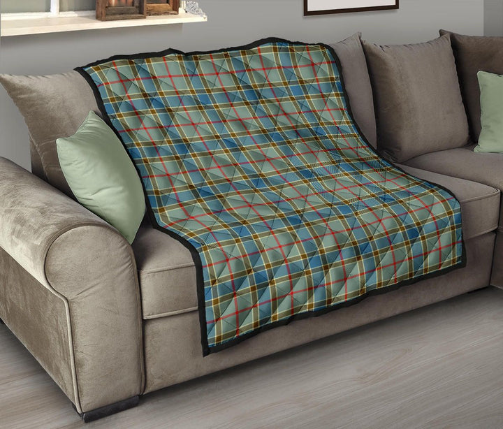 Scottish Balfour Blue Clan Tartan Quilt Tartan Plaid 8