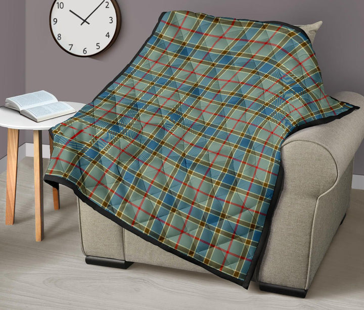 Scottish Balfour Blue Clan Tartan Quilt Tartan Plaid 9