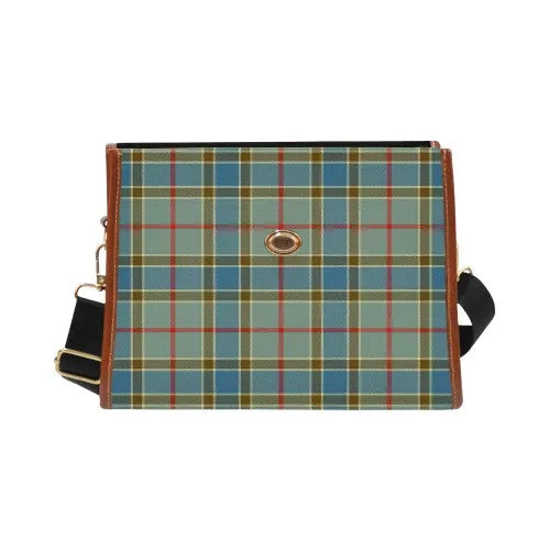 Scottish Balfour Blue Clan Tartan Waterproof Canvas Bag Tartan Plaid 2