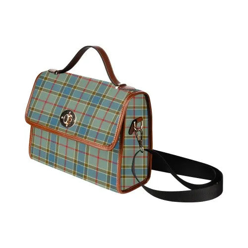 Scottish Balfour Blue Clan Tartan Waterproof Canvas Bag Tartan Plaid 4