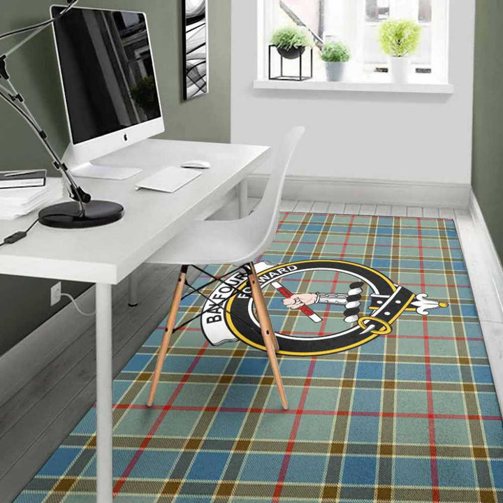 Scottish Balfour Clan Crest Tartan Area Rug Tartan Plaid 4