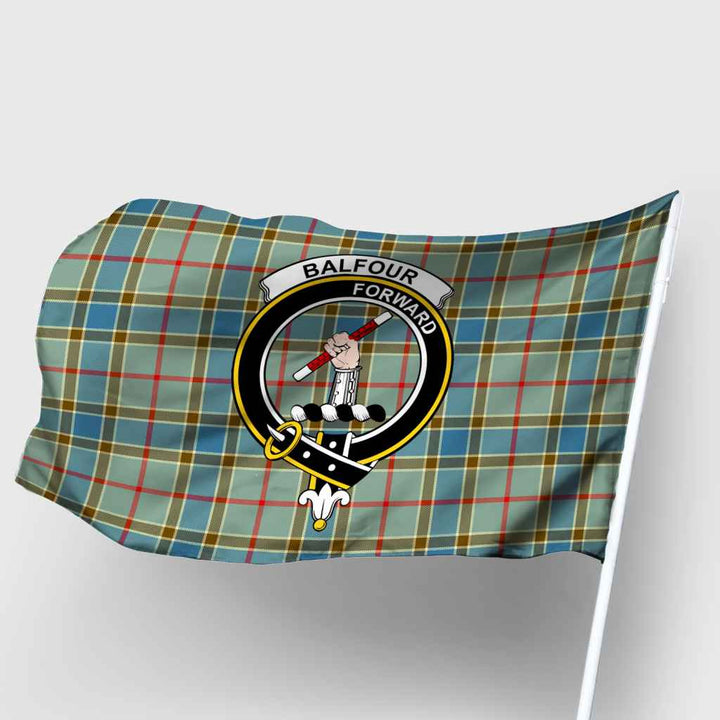 Scottish Balfour Clan Crest Tartan Flag Parade Tartan Plaid 2