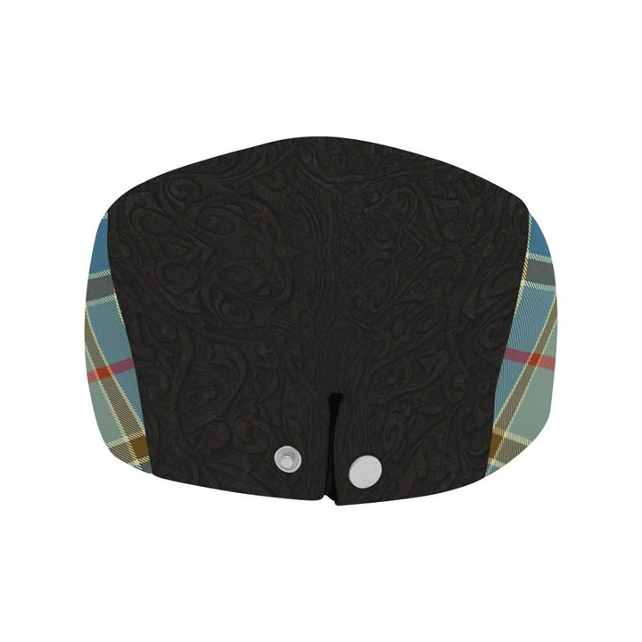 Scottish Balfour Clan Crest Tartan Flat Cap - Scratch Style Tartan Plaid 4