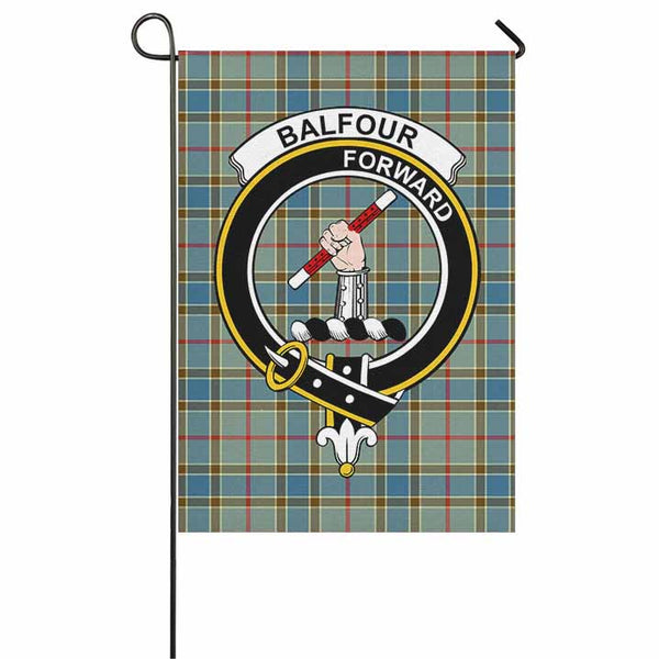 Scottish Balfour Clan Crest Tartan Garden Flag Tartan Plaid 1
