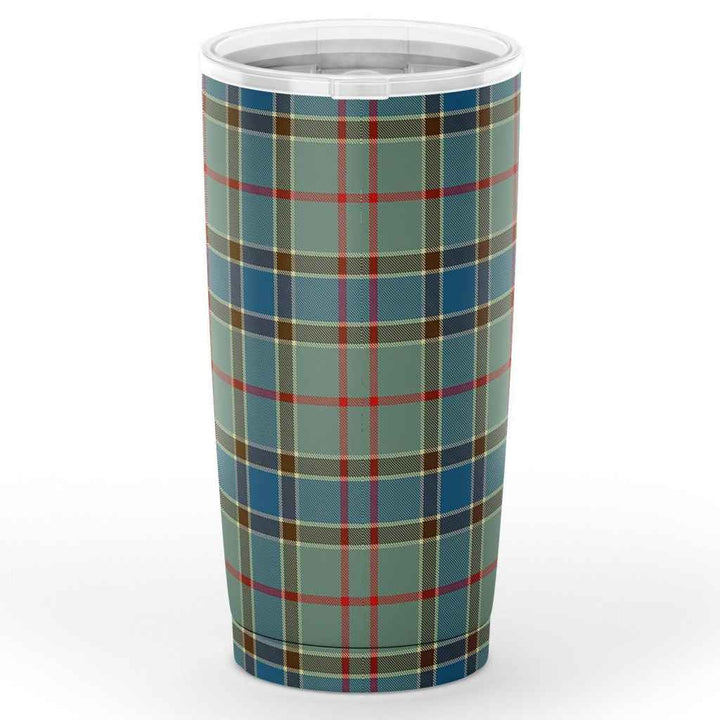 Scottish Balfour Clan Crest Tartan Insulated Tumbler Tartan Plaid 2
