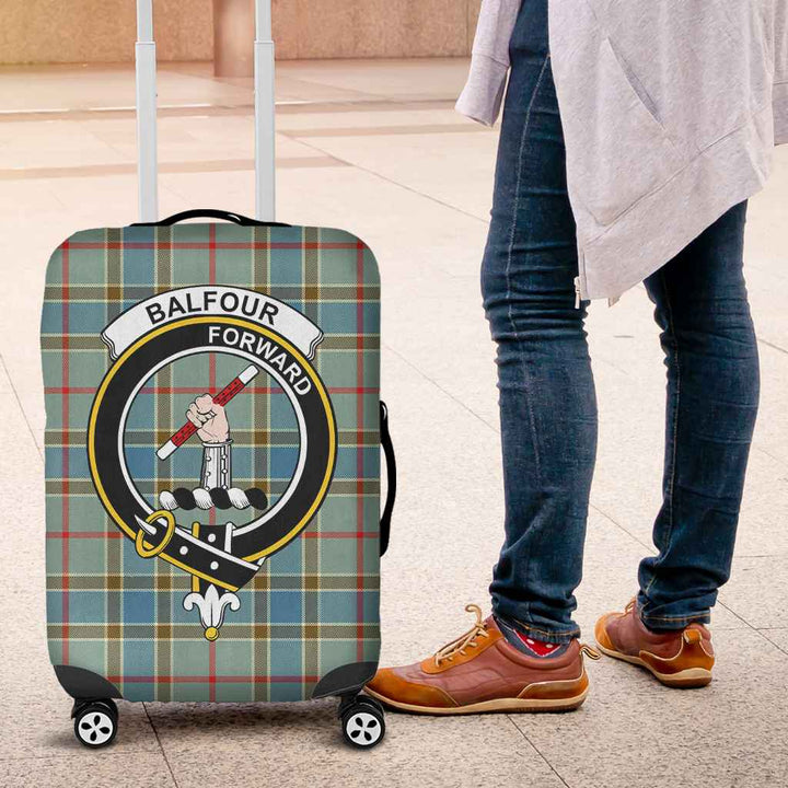 Scottish Balfour Clan Crest Tartan Luggage Cover Tartan Plaid 4
