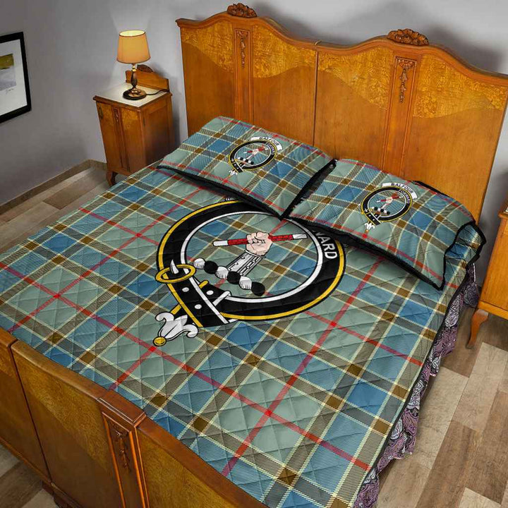 Scottish Balfour Clan Crest Tartan Quilt Bed Set Tartan Plaid 5