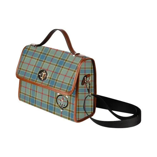 Scottish Balfour Clan Crest Tartan Waterproof Canvas Bag Tartan Plaid 4