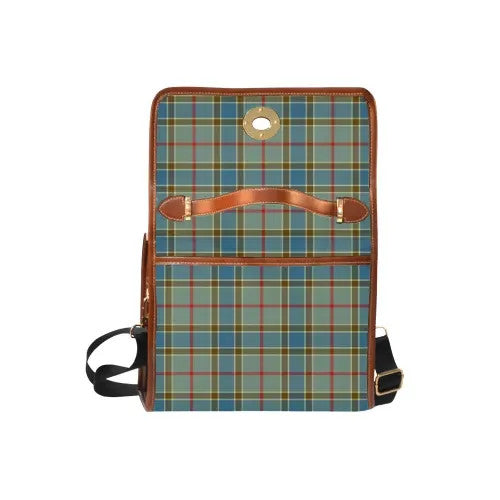 Scottish Balfour Clan Crest Tartan Waterproof Canvas Bag Tartan Plaid 6