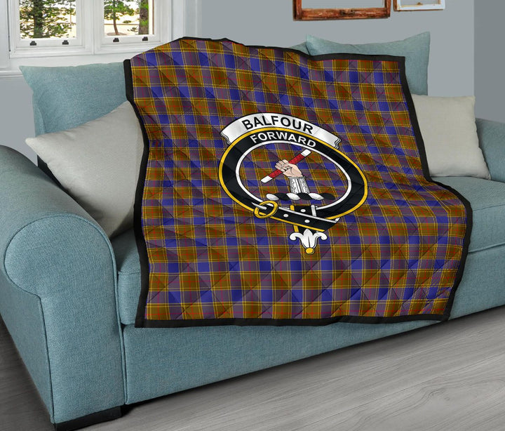 Scottish Balfour Modern Clan Crest Tartan Quilt Tartan Plaid 11