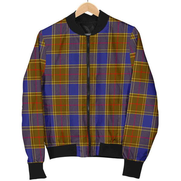 Scottish Balfour Modern Clan Tartan Bomber Jacket Tartan Plaid 1