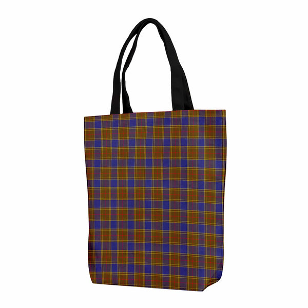 Scottish Balfour Modern Clan Tartan Canvas Bag With Shoulder Strap Tartan Plaid 1
