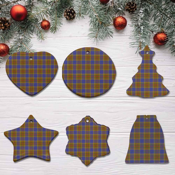 Scottish Balfour Modern Clan Tartan Ceramic Ornament All Tartan Plaid