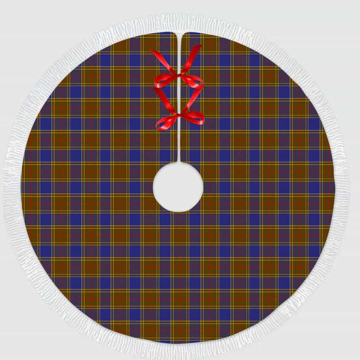 Scottish Balfour Modern Clan Tartan Christmas Tree Skirt Tassels 1 Tartan Plaid