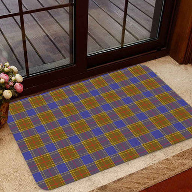 Scottish Balfour Modern Clan Tartan Door Mat Tartan Plaid 1