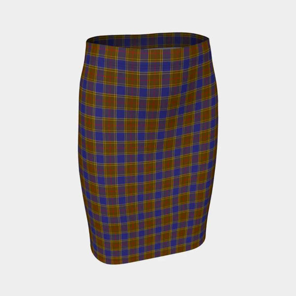 Scottish Balfour Modern Clan Tartan Fitted Skirt Tartan Plaid 1