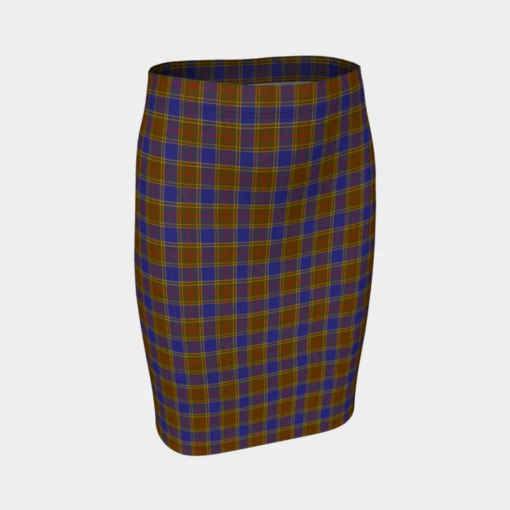 Scottish Balfour Modern Clan Tartan Fitted Skirt Tartan Plaid 1