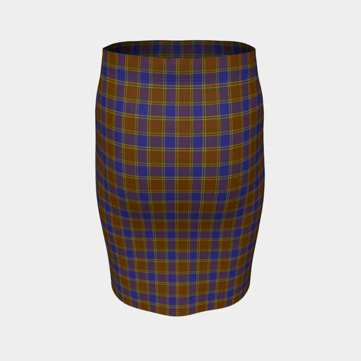 Scottish Balfour Modern Clan Tartan Fitted Skirt Tartan Plaid 4