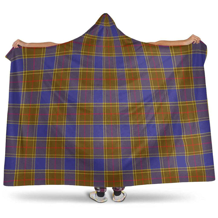 Scottish Balfour Modern Clan Tartan Hooded Blanket Tartan Plaid 1