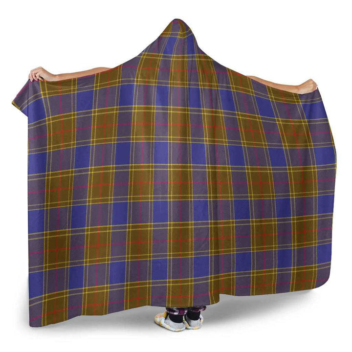 Scottish Balfour Modern Clan Tartan Hooded Blanket Tartan Plaid 2