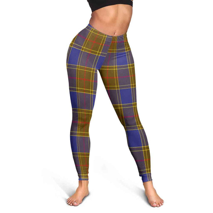 Scottish Balfour Modern Clan Tartan Women Leggings Tartan Plaid 3