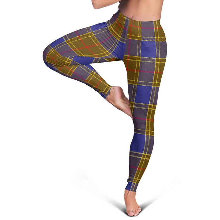 Scottish Balfour Modern Clan Tartan Women Leggings Tartan Plaid 5
