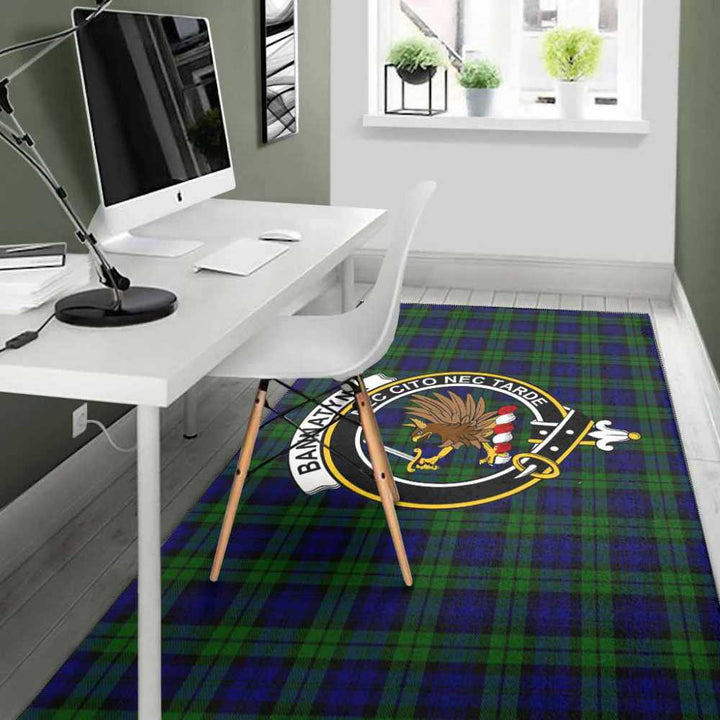 Scottish Bannatyne Clan Crest Tartan Area Rug Tartan Plaid 4