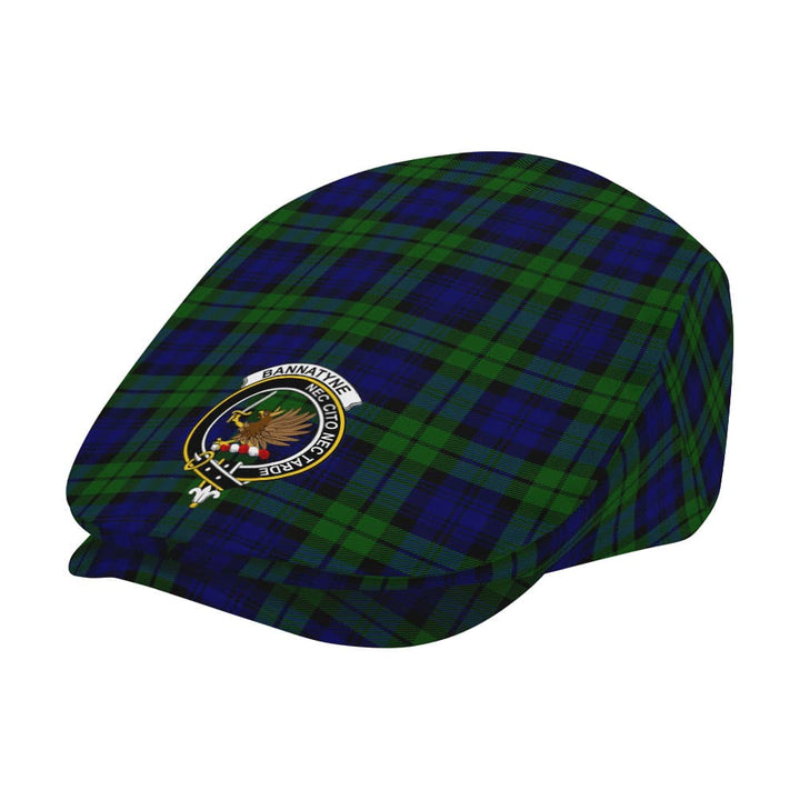 Scottish Bannatyne Clan Crest Tartan Flat Cap Tartan Plaid 2
