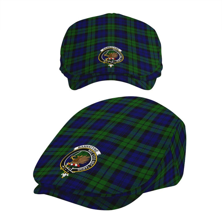 Scottish Bannatyne Clan Crest Tartan Flat Cap Tartan Plaid 5