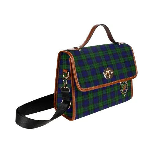 Scottish Bannatyne Clan Crest Tartan Waterproof Canvas Bag Tartan Plaid 3
