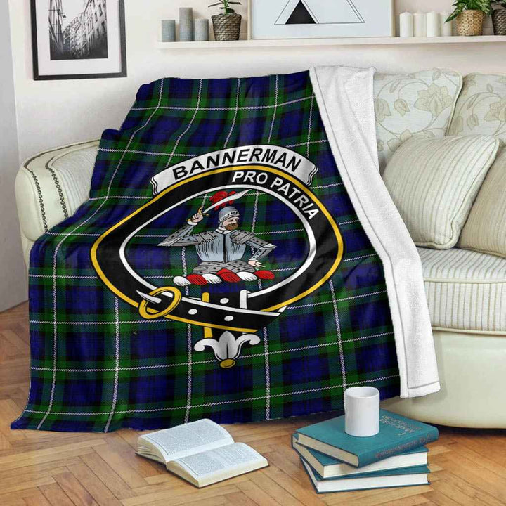 Scottish Bannerman Clan Crest Tartan Blanket Tartan Plaid 2