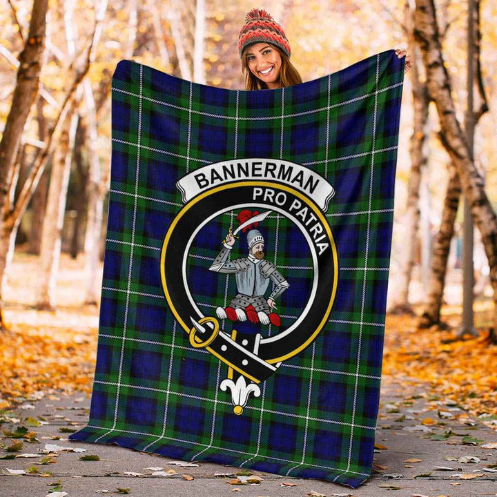 Scottish Bannerman Clan Crest Tartan Blanket Tartan Plaid 4