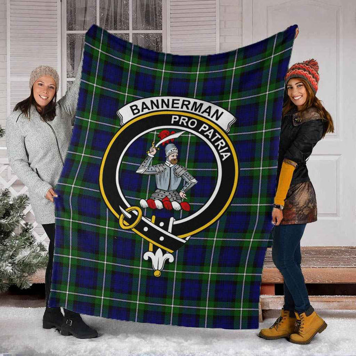 Scottish Bannerman Clan Crest Tartan Blanket Tartan Plaid 5
