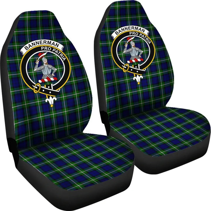 Scottish Bannerman Clan Crest Tartan Car Seat Covers 4