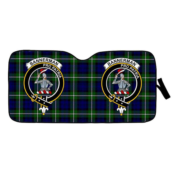 Scottish Bannerman Clan Crest Tartan Car Windshield Sun Shade Tartan Plaid 1