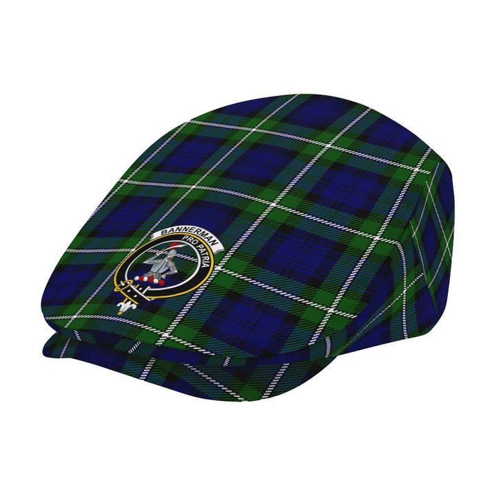 Scottish Bannerman Clan Crest Tartan Flat Cap Tartan Plaid 2