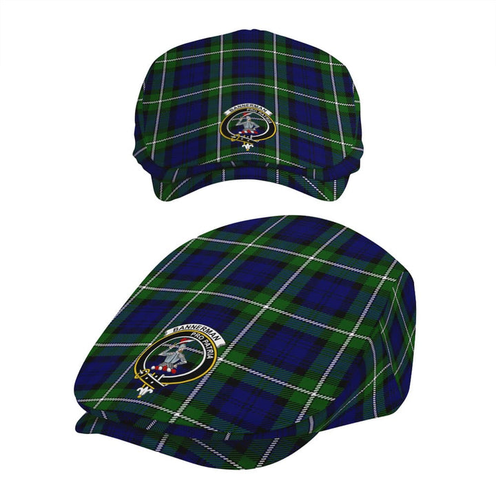 Scottish Bannerman Clan Crest Tartan Flat Cap Tartan Plaid 5