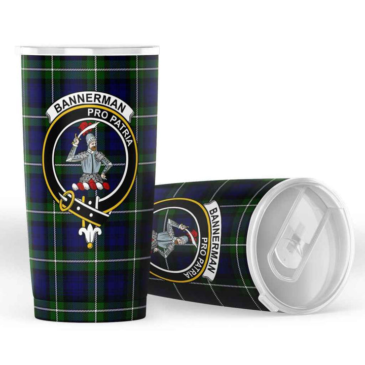 Scottish Bannerman Clan Crest Tartan Insulated Tumbler Tartan Plaid 4