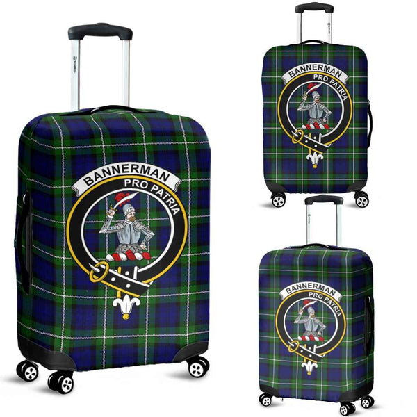 Scottish Bannerman Clan Crest Tartan Luggage Cover Tartan Plaid 1