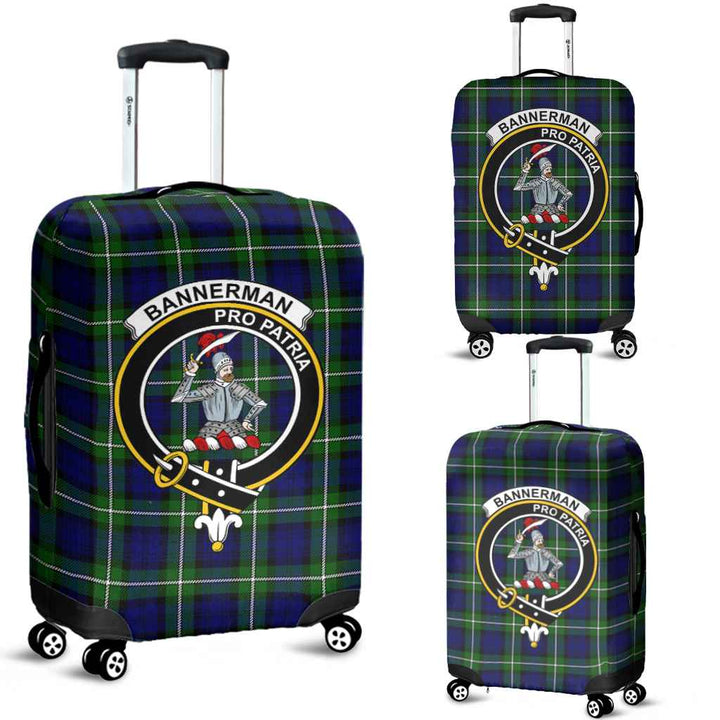 Scottish Bannerman Clan Crest Tartan Luggage Cover Tartan Plaid 1