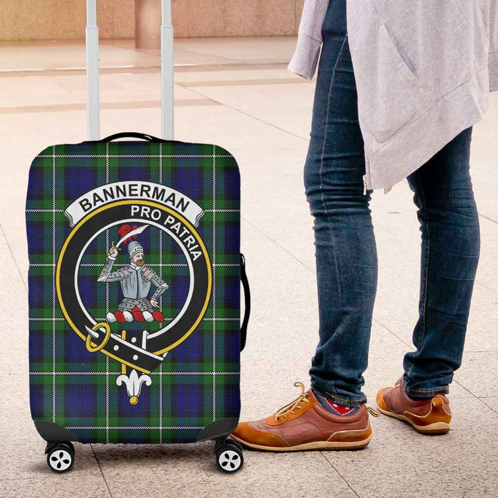 Scottish Bannerman Clan Crest Tartan Luggage Cover Tartan Plaid 4