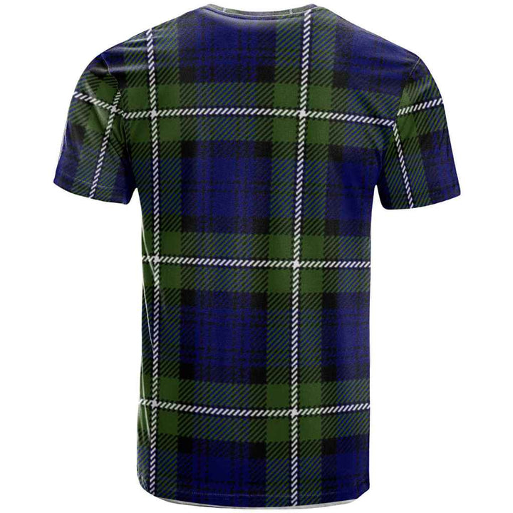 Scottish Bannerman Clan Crest Tartan T-Shirt Back Side Tartan Plaid