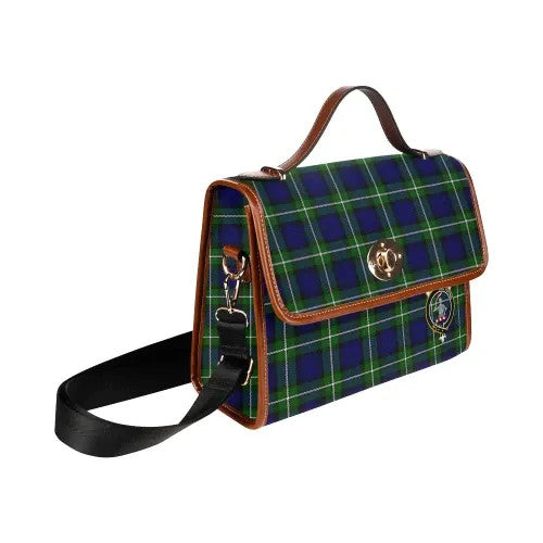 Scottish Bannerman Clan Crest Tartan Waterproof Canvas Bag Tartan Plaid 3