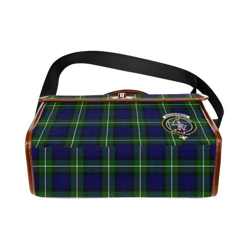 Scottish Bannerman Clan Crest Tartan Waterproof Canvas Bag Tartan Plaid 5
