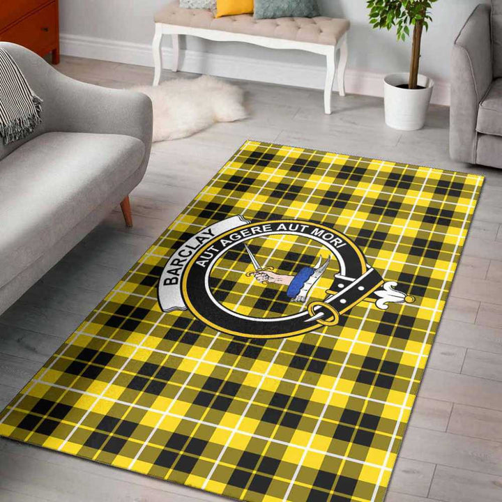 Scottish Barclay Clan Crest Tartan Area Rug Tartan Plaid 1