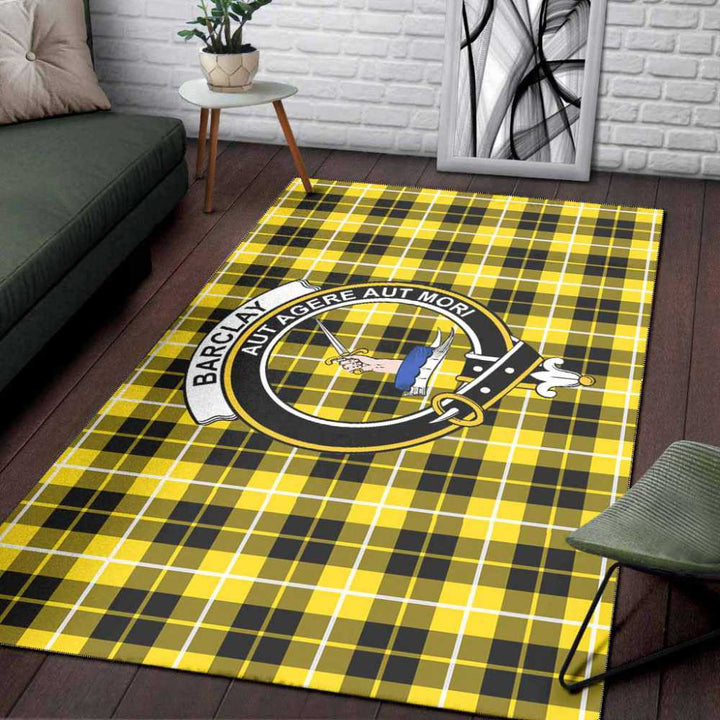 Scottish Barclay Clan Crest Tartan Area Rug Tartan Plaid 3