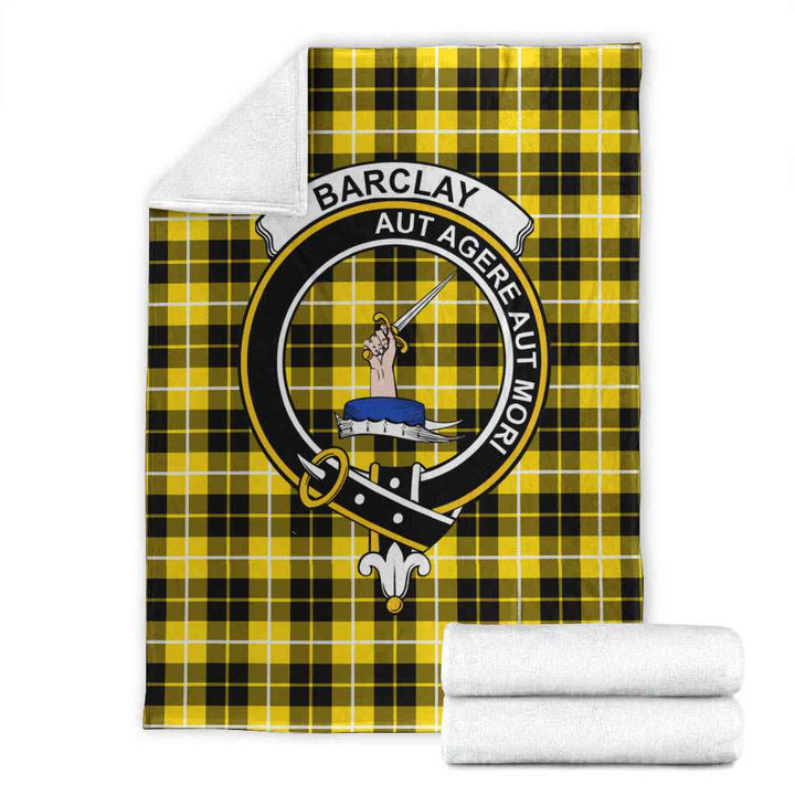 Scottish Barclay Clan Crest Tartan Blanket Tartan Plaid 1