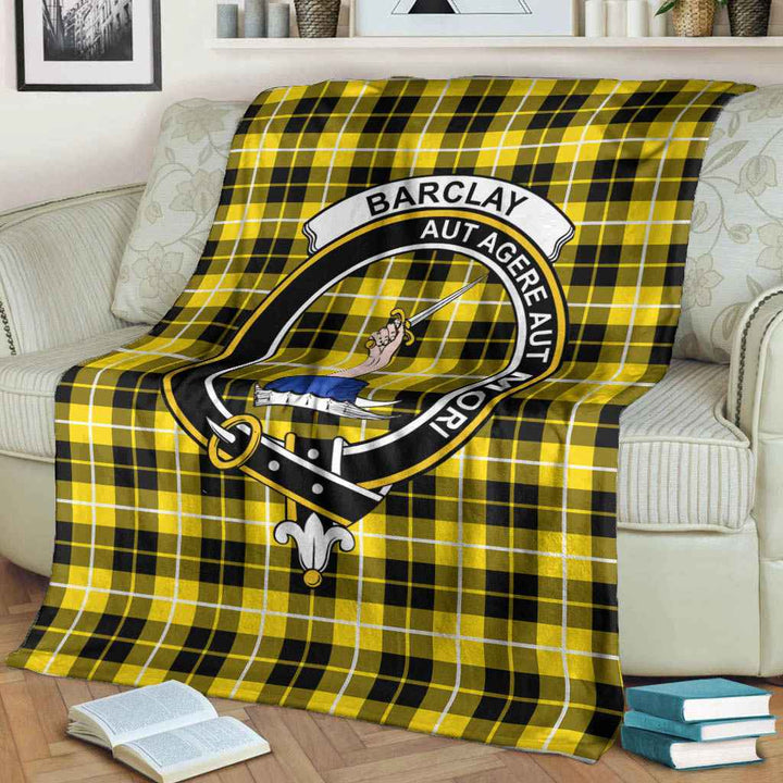 Scottish Barclay Clan Crest Tartan Blanket Tartan Plaid 3